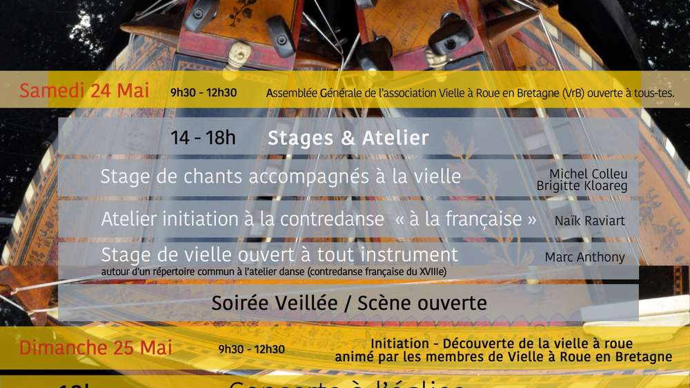 Fête de la Vielle à Roue en Bretagne - 24 & 25 Mai 2025
