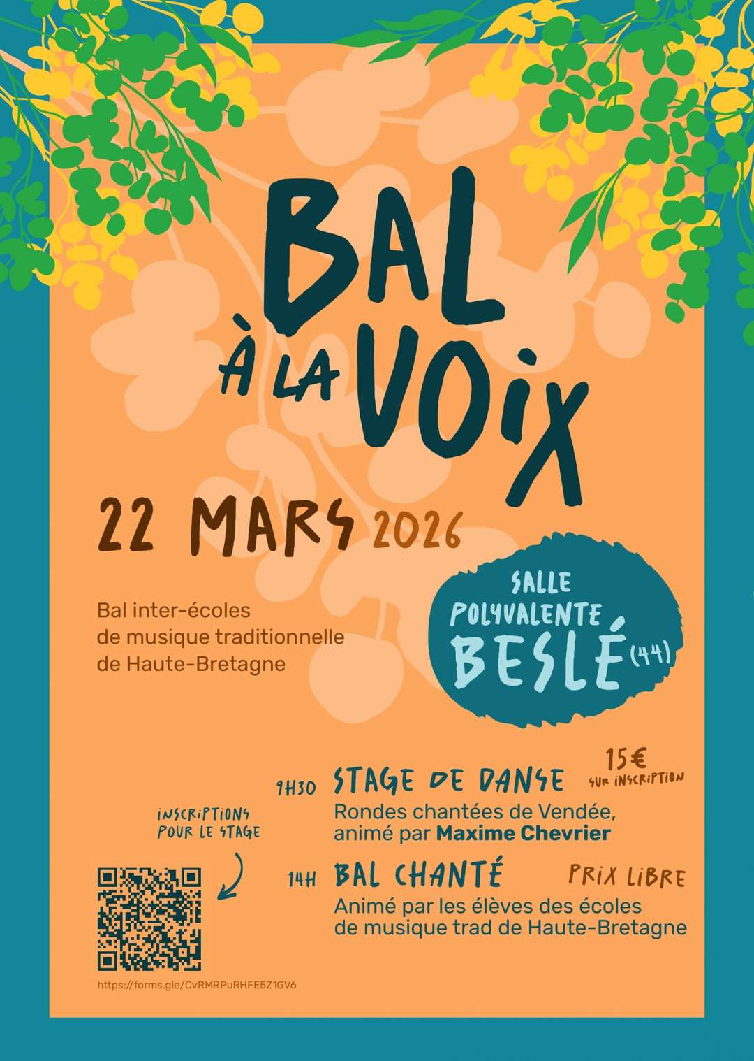 Bal à la Voix - Dimanche 22 mars 2026