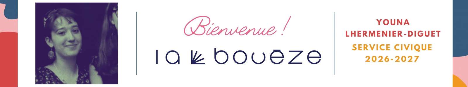 Accueil de Youna Lhermenier-Diguet en service civique à La Bouèze
