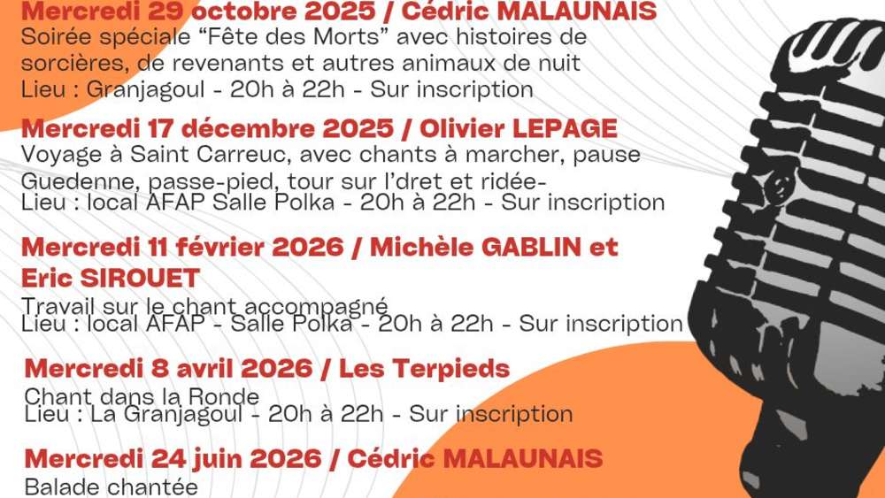 Ateliers Chants en Pays de Fougères (35)